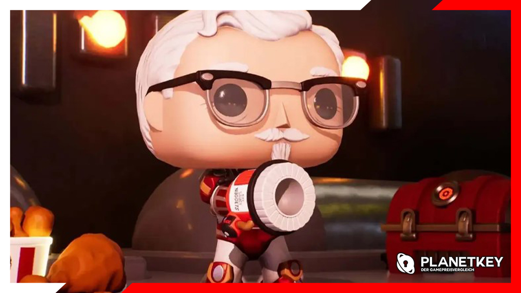 Funko Fusion: Mecha-Colonel Sanders – Für 25 Dollar KFC-Hähnchen im Spiel freischalten!