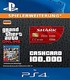  GTA Online Cash Card - 100.000 $ - Red Shark [PS4]