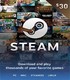 Steam Gamecard - 30 USD