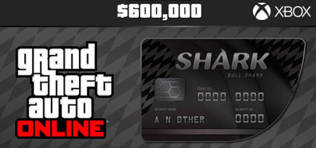 GTA Online Cash Card - 600.000 $ - Bull Shark XBOX